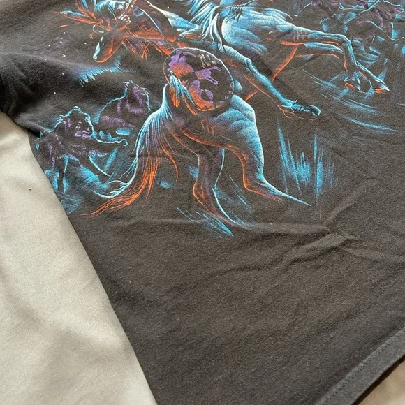 Vintage Indian Double Sided T-Shirt - Picture 11 of 12